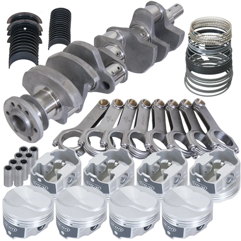 Eagle 11420030, Chevy 454 4.000in Crank 6.135in H-Beam 18.3cc Dome 4.280in Pistons Rotating Assembly