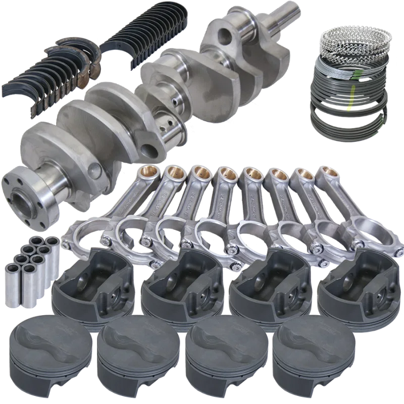 Eagle 64003060, Ford 289/302 3.400in Crank 5.400in I-Beam Rods -6cc Flat Top 4.060in Pistons Rotating Assembly