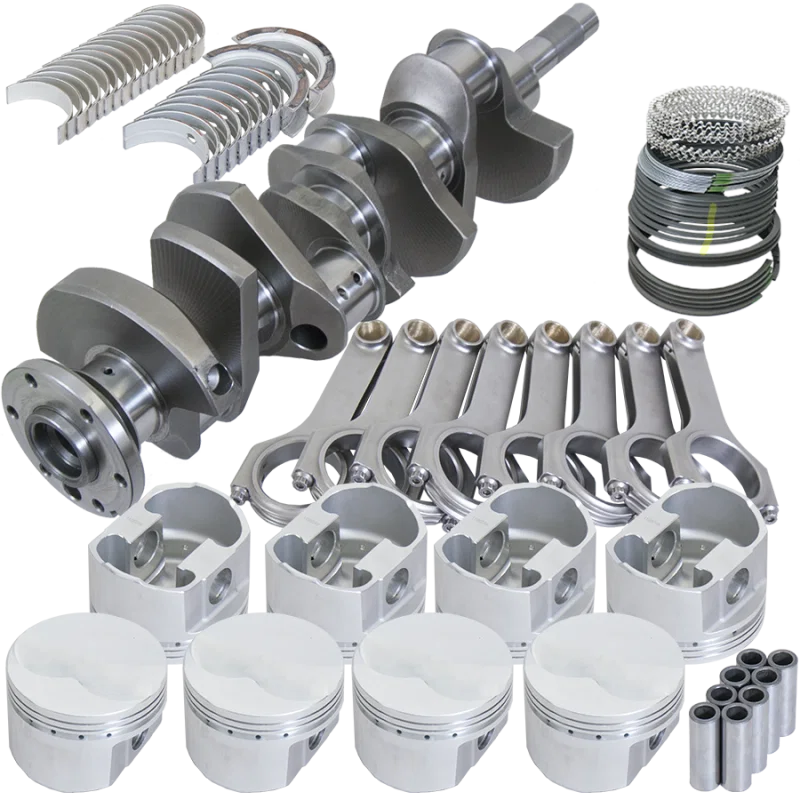 Eagle 157094155, Ford FE 3.980in Crank 6.490in H-Beam -5cc Flat Top 4.155in Pistons Rotating Assembly