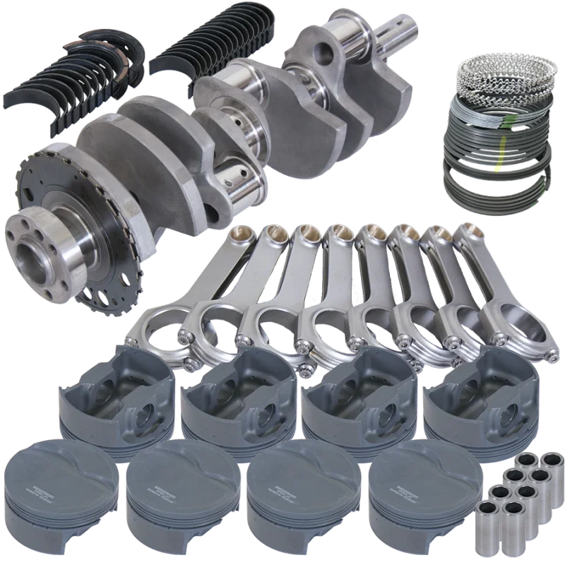 Eagle 129084000, Chevy LS2 4.000in Crank 24 Tth Reluctor 6.125in H-Beam -14cc 4.000in Pistons Rotating Assembly