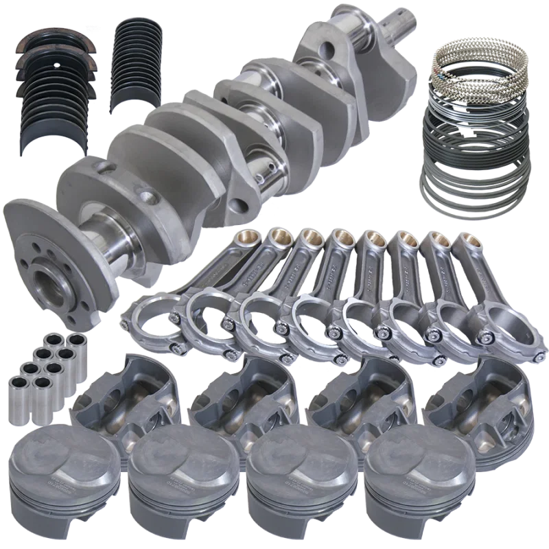 Eagle F1013070, Chevy 454 4.250in Crank 6.385in I-Beam Rods 43cc Dome 4.320in Pistons Rotating Assembly