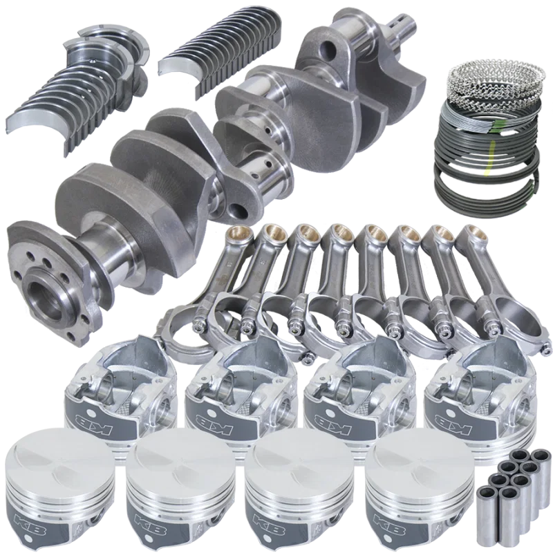 Eagle 13202000, Chevy 350 3.480in Crank 5.700in I-Beam Rods -7cc Flat Top 4.000in Pistons Rotating Assembly