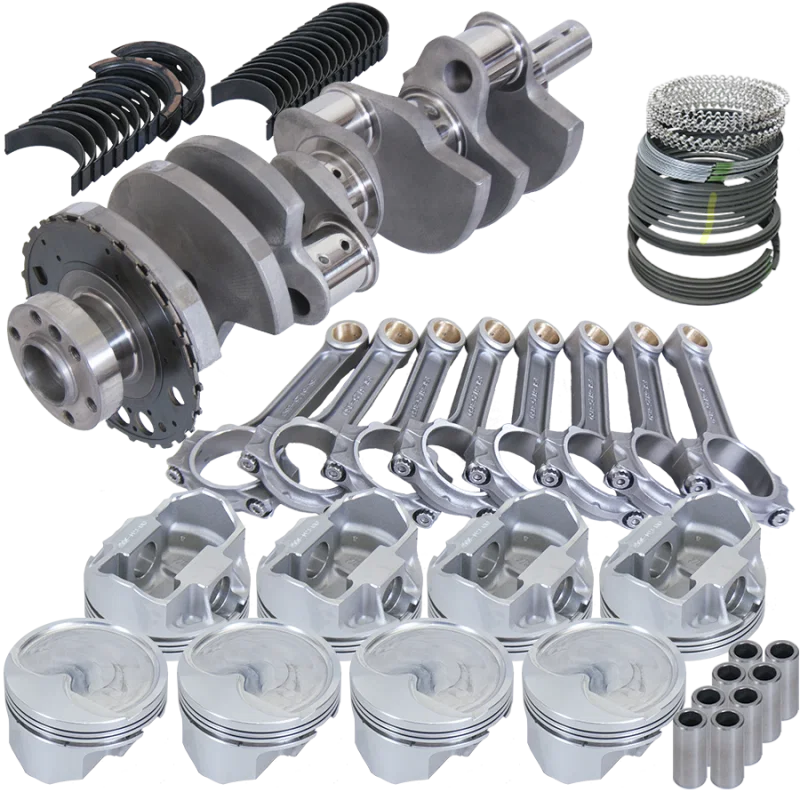 Eagle 627144060, Chevy LS2 4.000in Crank 24 Tth Reluctor 6.125in I-Beam Rods 4.060in Pistons Rotating Assembly