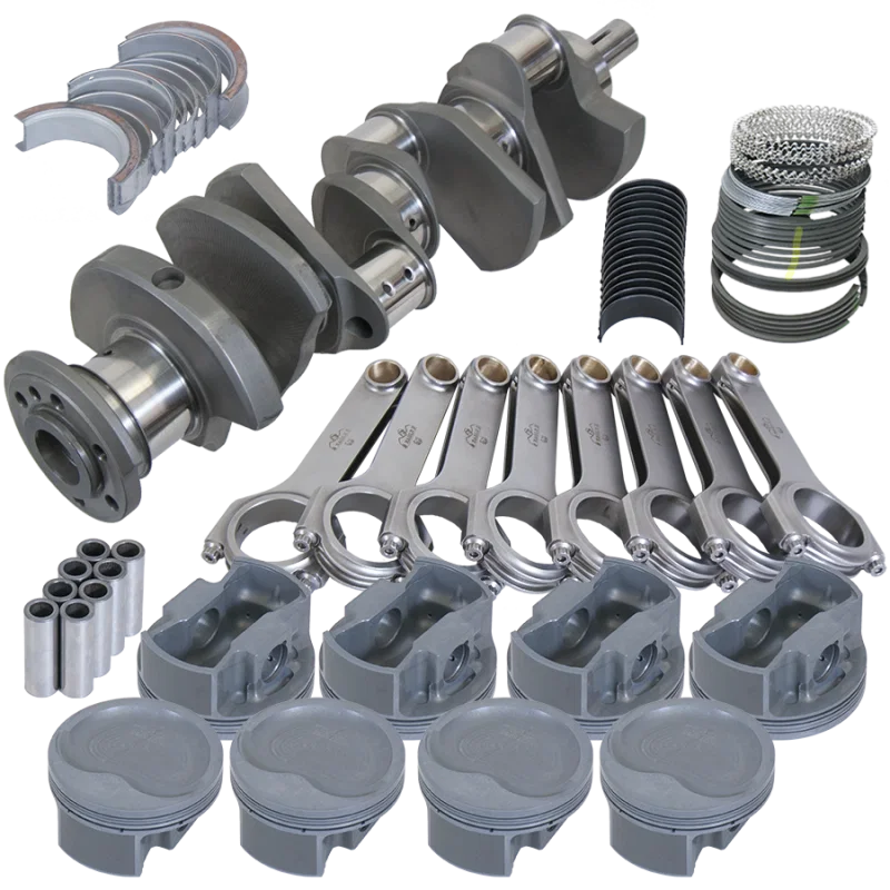 Eagle 525054155, Pontiac 455 4.250in Crank 6.800in I-Beam Rods -22cc 4.155in Pistons Rotating Assembly