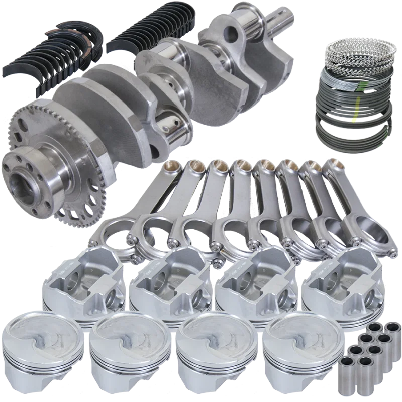 Eagle 127744030, Chevy LS2 4.000in Crank 58 Tth Reluctor 6.125in H-Beam -15cc 4.030in Pistons Rotating Assembly