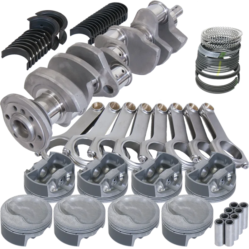 Eagle 12508030, Chevrolet Small Block Rotating Assembly +.030 Bore 6in H-Beam Rods 3.75 Stroke