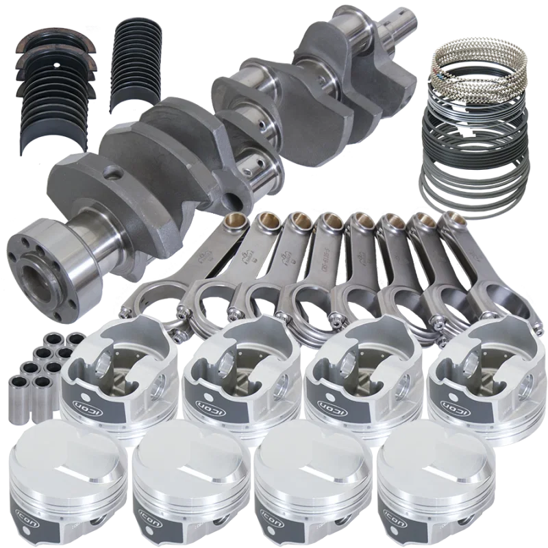 Eagle 11326L060, Chevy 454 4.000in Crank 6.135in H-Beam 43cc Dome 4.310in Pistons Rotating Assembly