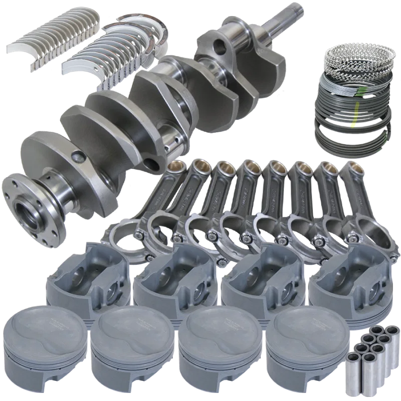Eagle 158024090, Ford FE 4.250in Crank 6.700in I-Beam Rods -18cc Inv Dome 4.090in Pistons Rotating Assembly