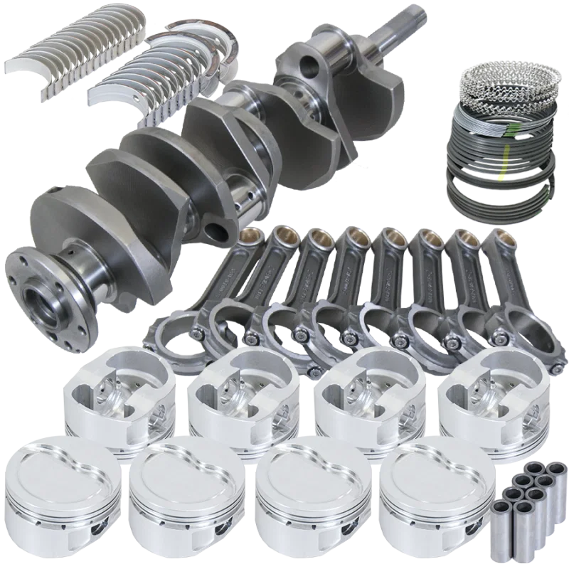 Eagle 158174155, Ford FE 4.125in Crank 6.700in I-Beam Rods Forged 4032 -14cc 4.155in Pistons Rotating Assembly