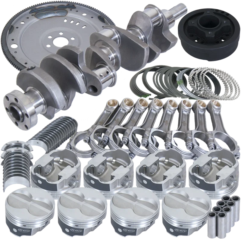 Eagle B16323EA040, Ford 302 3.400in Crank 5.400in I-Beam Rods 4.040in Pistons 157 Tooth FP Balanced Assembly