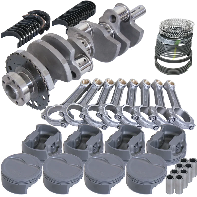 Eagle 629104005, Chevy LS2 4.000in Crank 24 Tth Reluctor 6.125in I-Beam Rods 4.005in Pistons Rotating Assembly