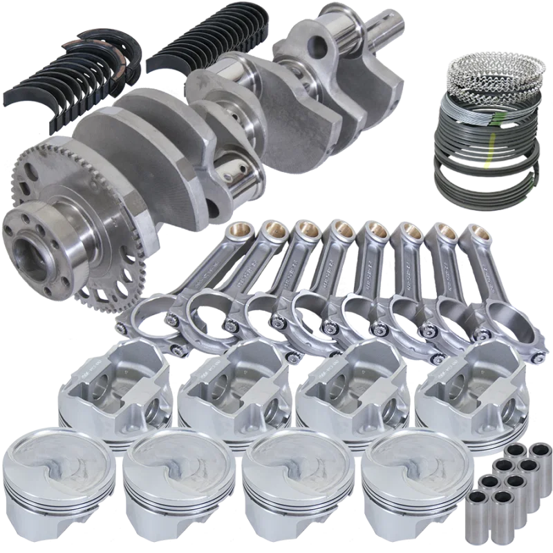 Eagle 627744030, Chevy LS2 4.000in Crank 58 Tth Reluctor 6.125in I-Beam Rods 4.030in Pistons Rotating Assembly