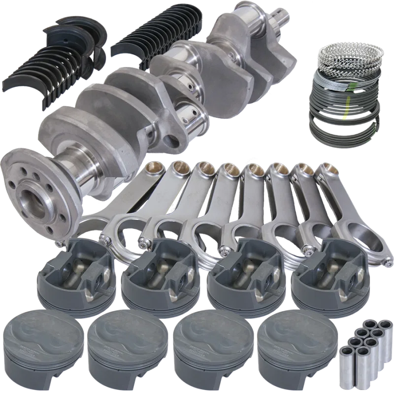 Eagle 12504040, Chevy 400 3.750in Crank 6.000in H-Beam 4cc Dome 4.155in Pistons Rotating Assembly