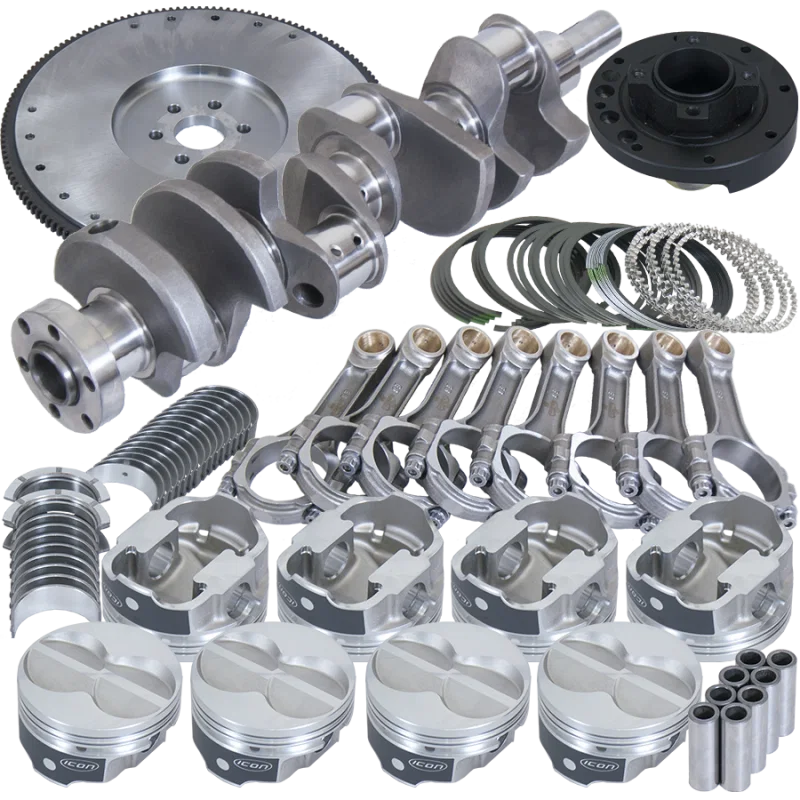 Eagle B16323MS030, Ford 302 3.400in Crank 5.400in I-Beam Rods 4.030in Pistons 157 Tooth FW Balanced Assembly