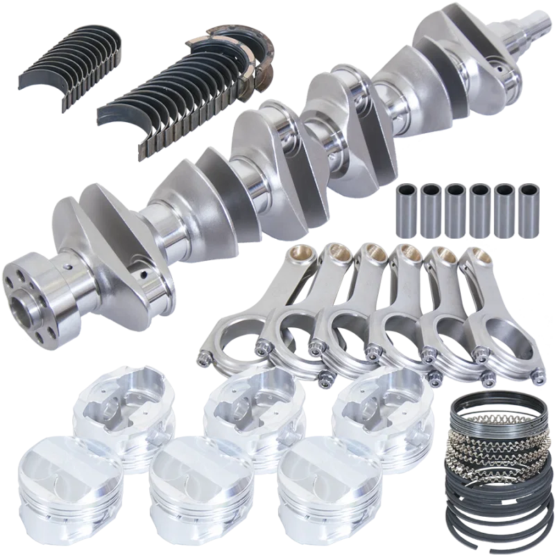 Eagle 87122860, Nissan RB26 3.059in Billet Crank 4.783in H-Beam 26cc Dome 86mm Pistons Rotating Assembly