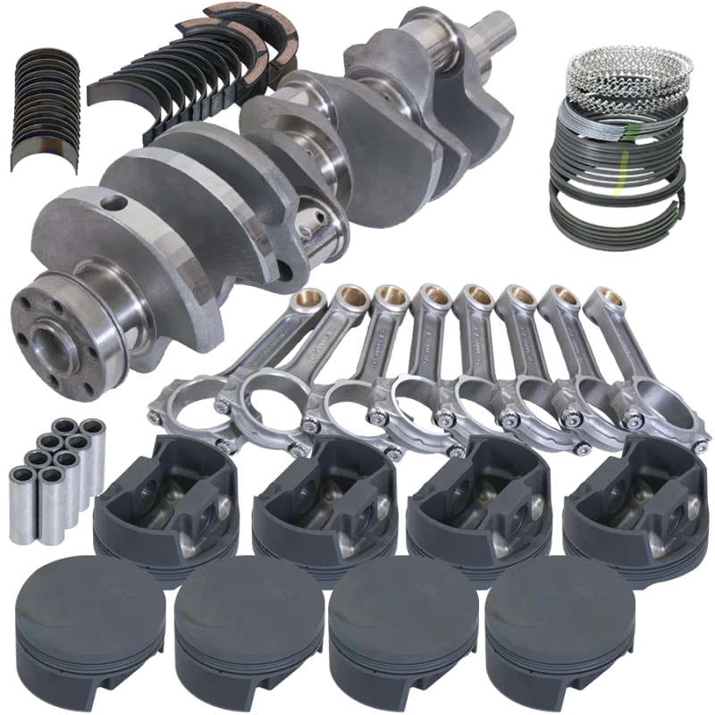 Eagle 64800040, Ford 351C 3.850in Crank 6.000in I-Beam Rods -3cc Flat Top 4.040in Pistons Rotating Assembly