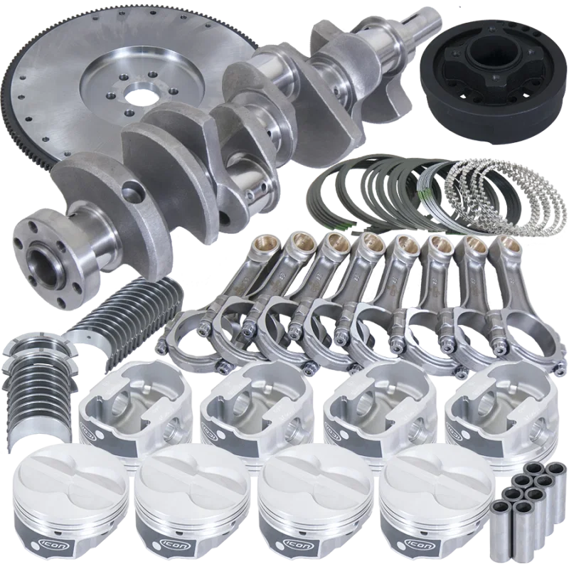 Eagle B16351LS000, Ford 302 3.250in Crank 5.400in I-Beam Rods 4.000in Pistons 157 Tooth FW Balanced Assembly