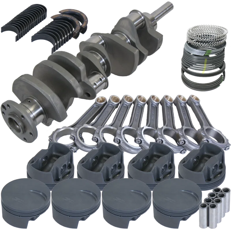 Eagle 65011080, Ford 460 4.300in Crank 6.800in I-Beam Rods -3cc Flat Top 4.440in Pistons Rotating Assembly
