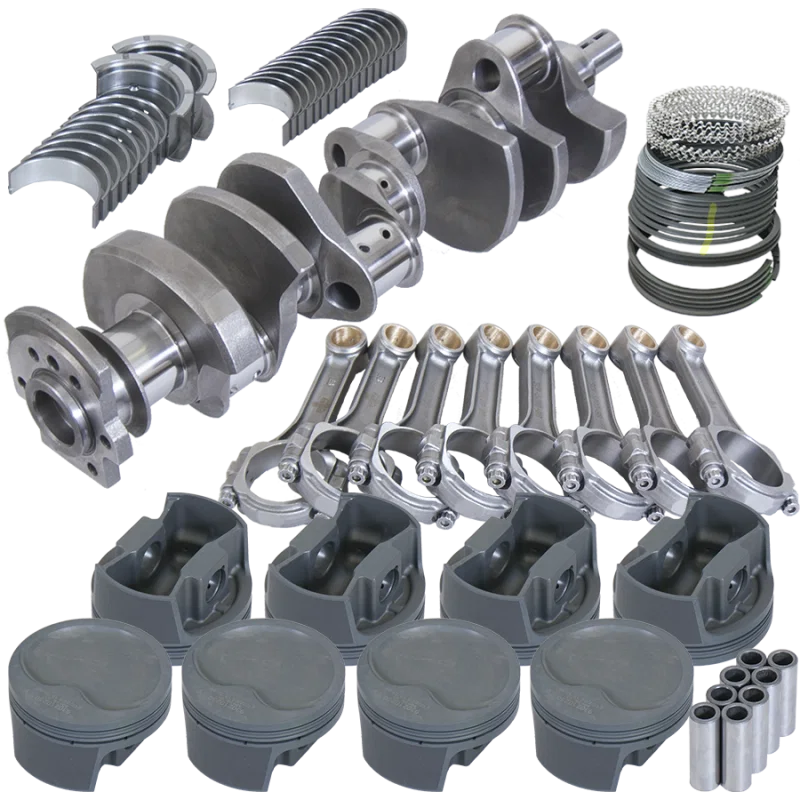 Eagle 13051030, Chevy 350 3.750in Crank 5.700in I-Beam Rods -16cc 4.030in Pistons Rotating Assembly