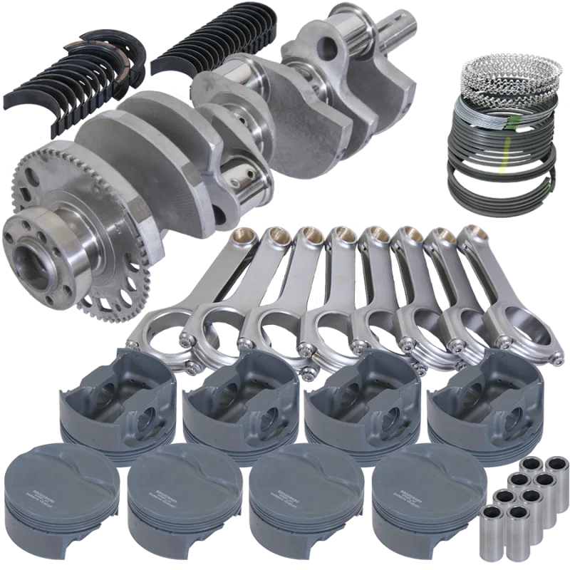 Eagle 129244005, Chevy LS2 4.000in Crank 58 Tth Reluctor 6.125in H-Beam -14cc 4.005in Pistons Rotating Assembly