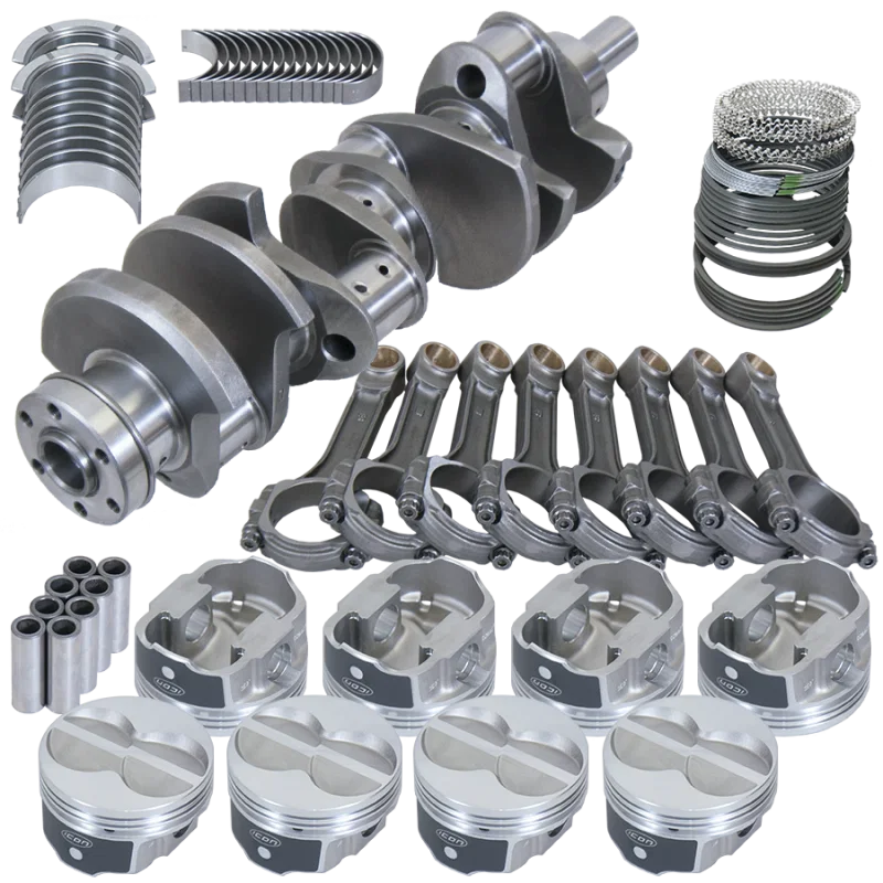 Eagle 16138000, Ford 351W 4.000in Crank 6.200in I-Beam Rods -11cc Flat Top 4.000in Pistons Rotating Assembly for Lexus LS460