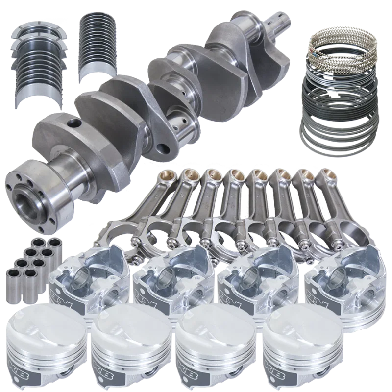 Eagle 18201L070, Chevy 454 1Pc 4.000in Crank 6.135in I-Beam Rods 12cc Dome 4.320in Pistons Rotating Assembly