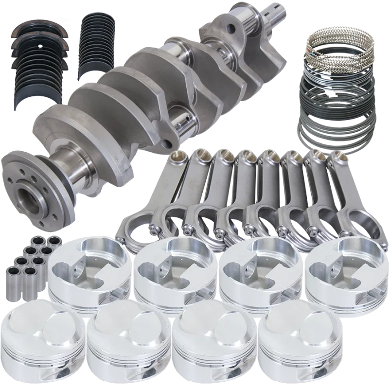 Eagle 357264600, Chevy 502 4.250in Counterweight Crank 6.535in H-Beam 46cc 4.600in Pistons Rotating Assembly for Ford Bronco