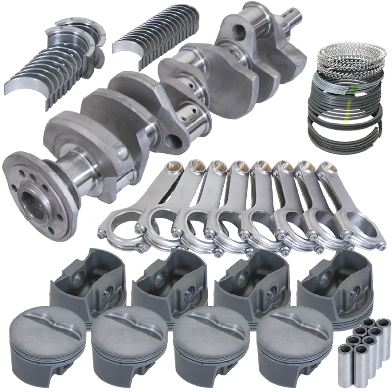 Eagle 12008030, SBC 350 Competition Rotating Assembly 3.750in Stroke 5.700in Rods Forged Pistons .030 Overbore