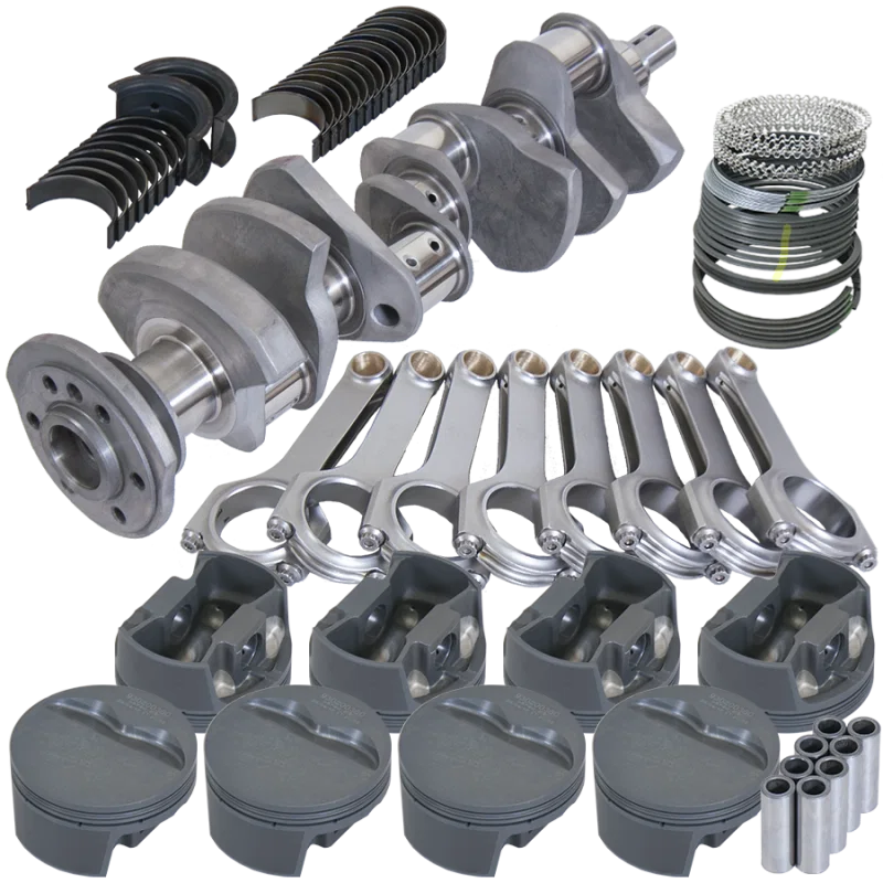 Eagle 10913030, Chevy 327 SJ 3.250in Crank 2.300in Mains 6.125in H-Beam 4.030in Pistons Rotating Assembly