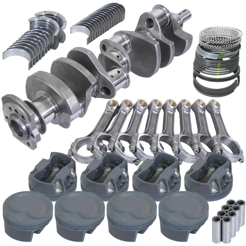 Eagle 13052L040, Chevy LT1350 1Pc 3.750in Crank 6.000in I-Beam Rods -16cc 4.040in Pistons Rotating Assembly