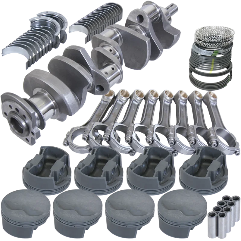 Eagle 13015000, Chevy 400 3.750in Crank 6.000in I-Beam Rods -5cc Flat Top 4.125in Pistons Rotating Assembly