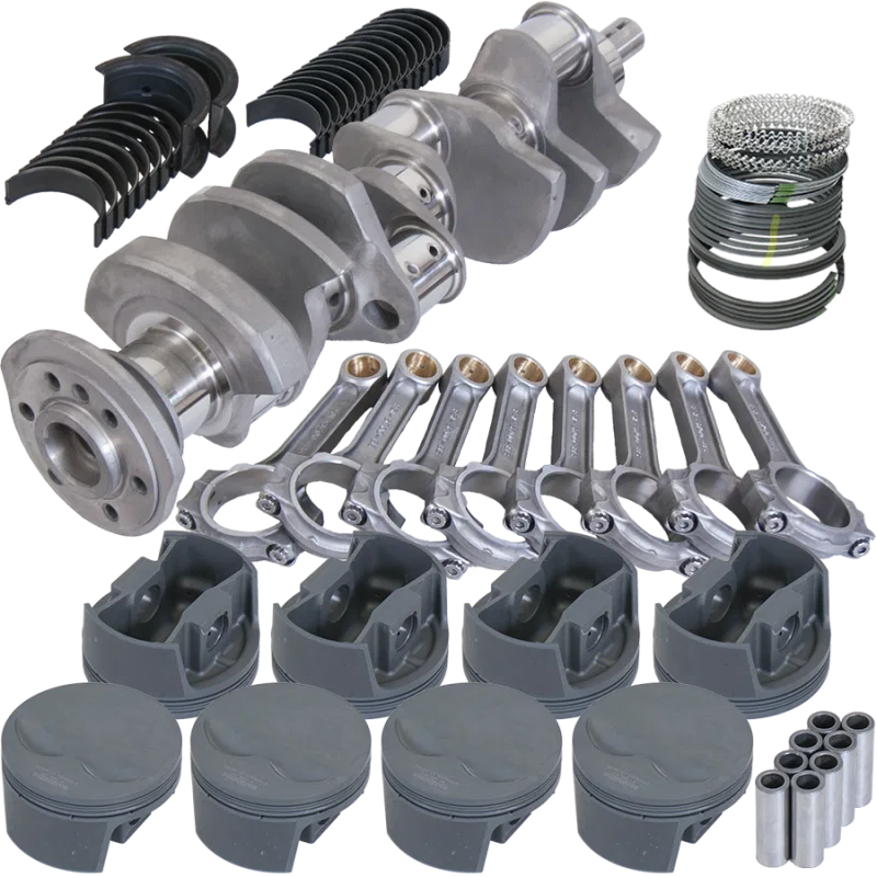 Eagle 62501000, Chevy 400 3.750in Crank 5.700in I-Beam Rods -5cc Flat Top 4.125in Pistons Rotating Assembly
