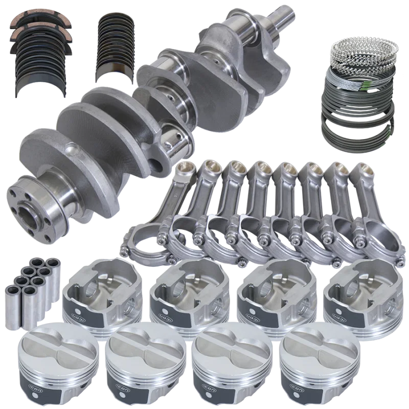 Eagle 64638060, Ford 351W 4.000in Crank 2.750in Journal 6.200in I-Beam Rods 4.060in Pistons Rotating Assembly