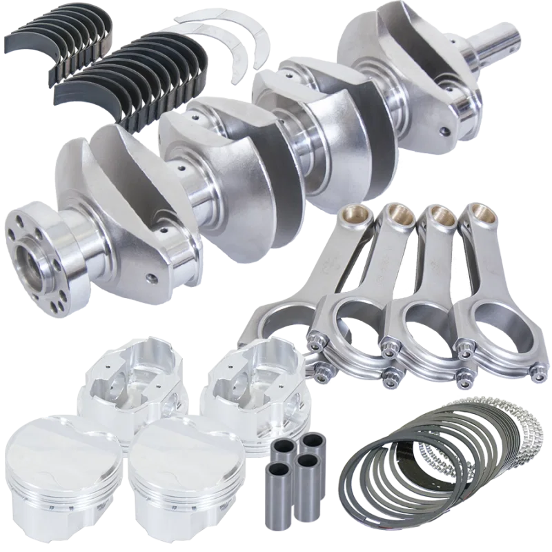 Eagle 85112865, Nissan Sr20 91mm Billet Crank 5.365in H-Beam 7.3cc Dome 86.5mm Pistons Rotating Assembly