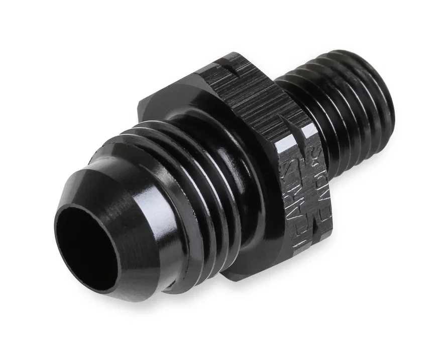 Earl's Performance AT9919DFHERL, Straight Male AN -6 to M14x1.5MM - Black