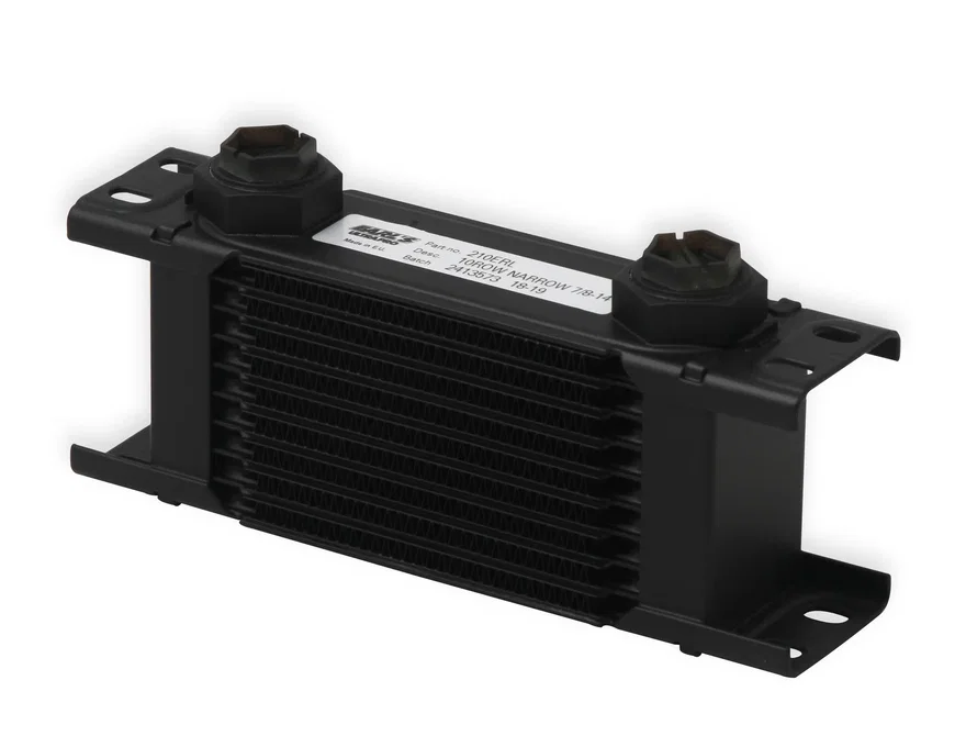 Earl's Performance 210ERL, UltraPro Oil Cooler - Black - 10 Rows - Narrow Cooler