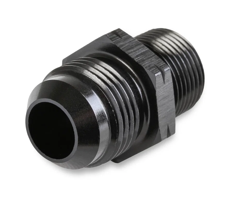 Earl's Performance AT9919EFGERL, Straight Male AN -8 to 12mm x 1.5 - Black