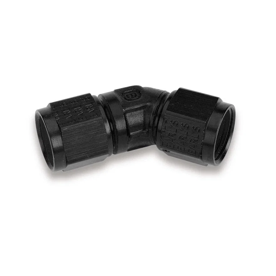 Earl's Performance AT939103ERL, 45 Degree -3 AN Female to Female Swivel