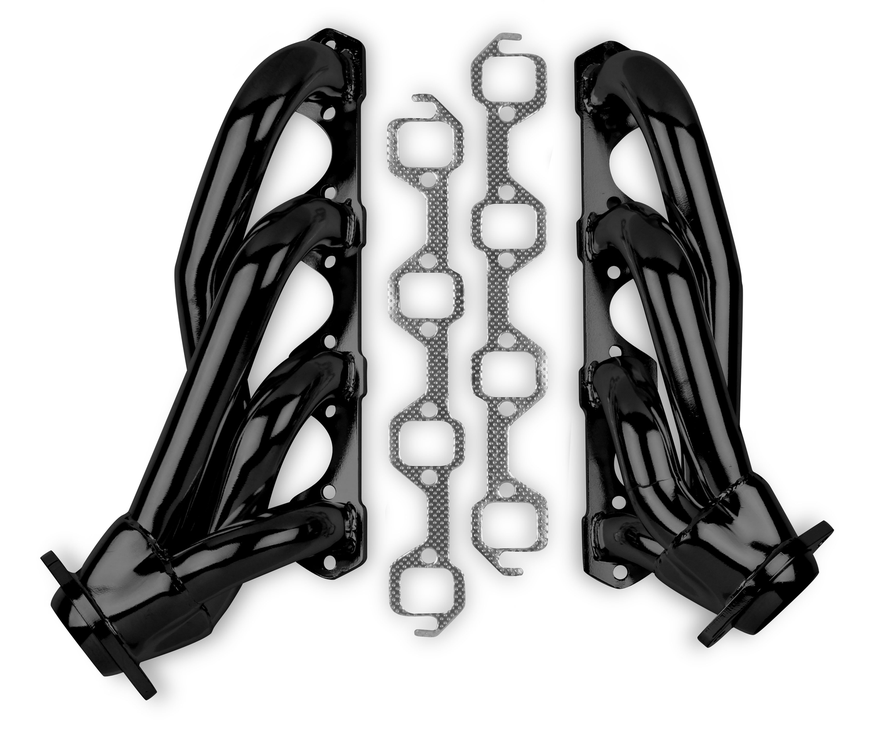 Shorty Headers - Black Painted