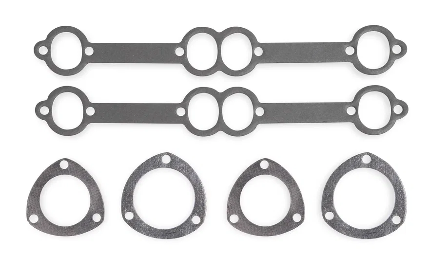 FlowTech 99161FLT, Header Gaskets-Ferroglass Non-Asbestos  - 262-400 Chevy Small Block Gen I 55-91