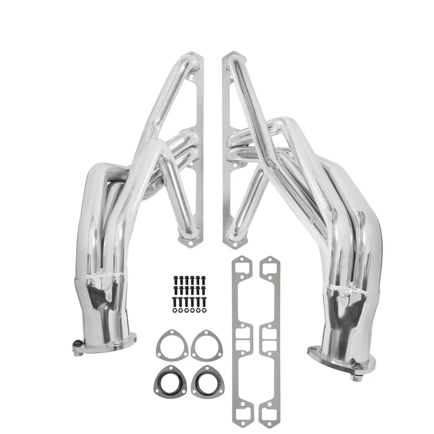 Long Tube Header - Ceramic Coated for Jeep
