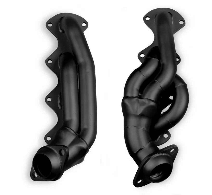 Shorty Headers - Black Painted for Ford F-150