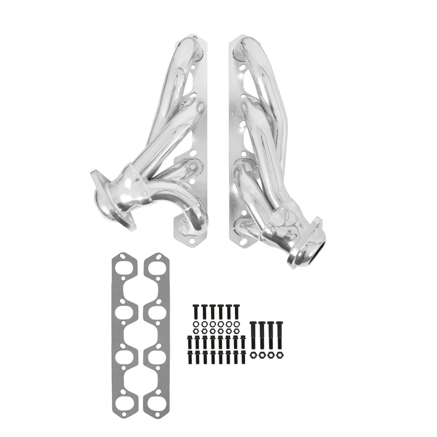 FlowTech 91627-1FLT, Shorty Headers - Ceramic Coated for Ford