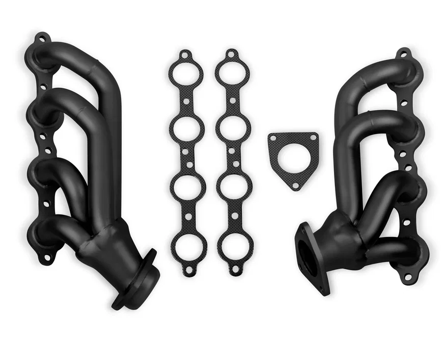 Shorty Headers - Black Painted