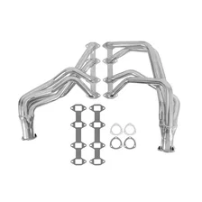Long Tube Header - Ceramic Coated for Ford image 1