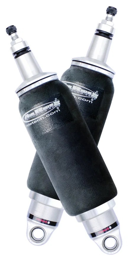 Ridetech 21140705, HQ Series Rear ShockWaves 4.1in Travel 4in dia Rolling Sleeve .625 Bearing/2in Stud