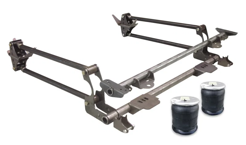 Ridetech 11006799, Parallel 4-Link System Weld-in 4 Link Kit for 3/4 and 1 Ton Trucks Black Powdercoat