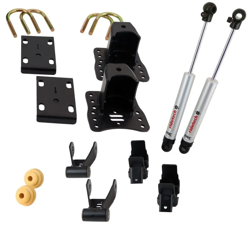 Ridetech 11709511, 07-13 Silverado Sierra 1500 2WD Rear 6in Lowering Kit