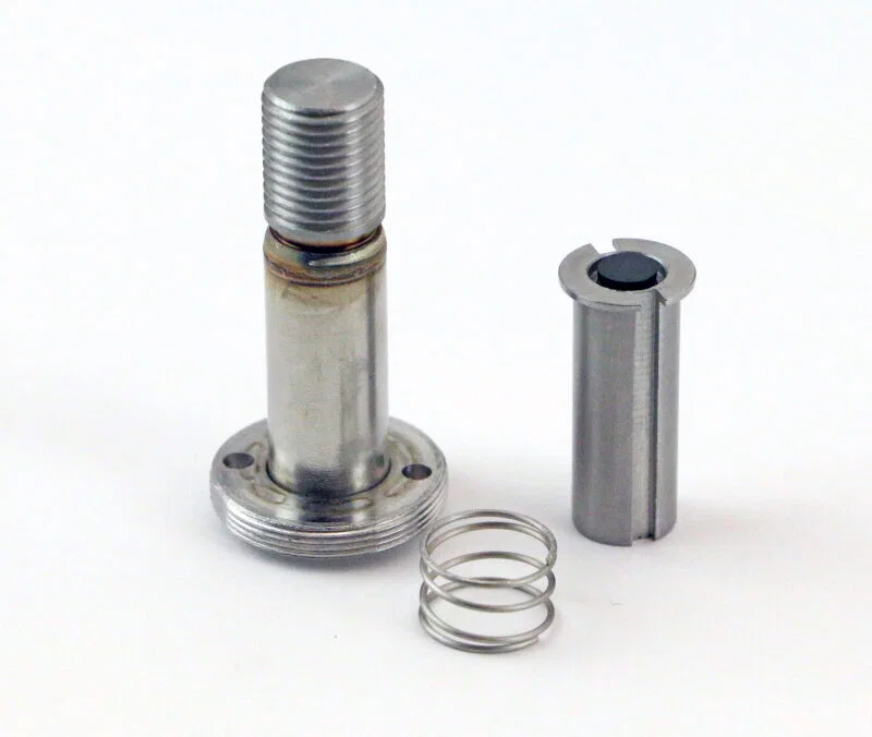 Ridetech 31931302, BigRed Valve Replacement Round Stem Assembly - Steel Coil Cover