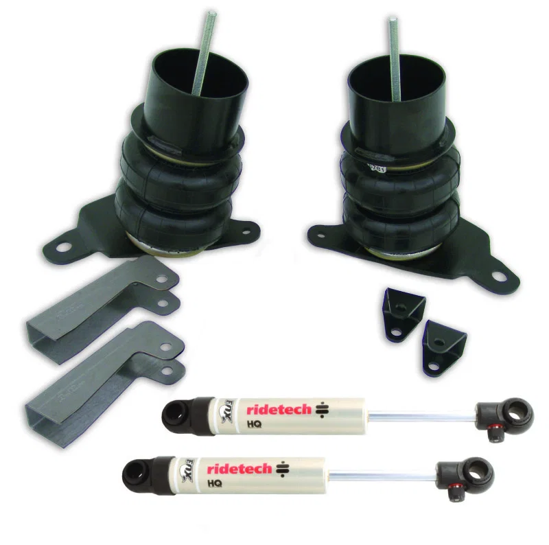 Ridetech 11221010, 64-72 GM A-Body Front CoolRide Air Spring & HQ Shock Kit
